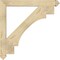 Ekena Millwork Merced Arts & Crafts Rough Sawn Bracket, Douglas Fir, 4"W x 40"D x 40"H BKT04X40X40MRC03RDF - alternate 2